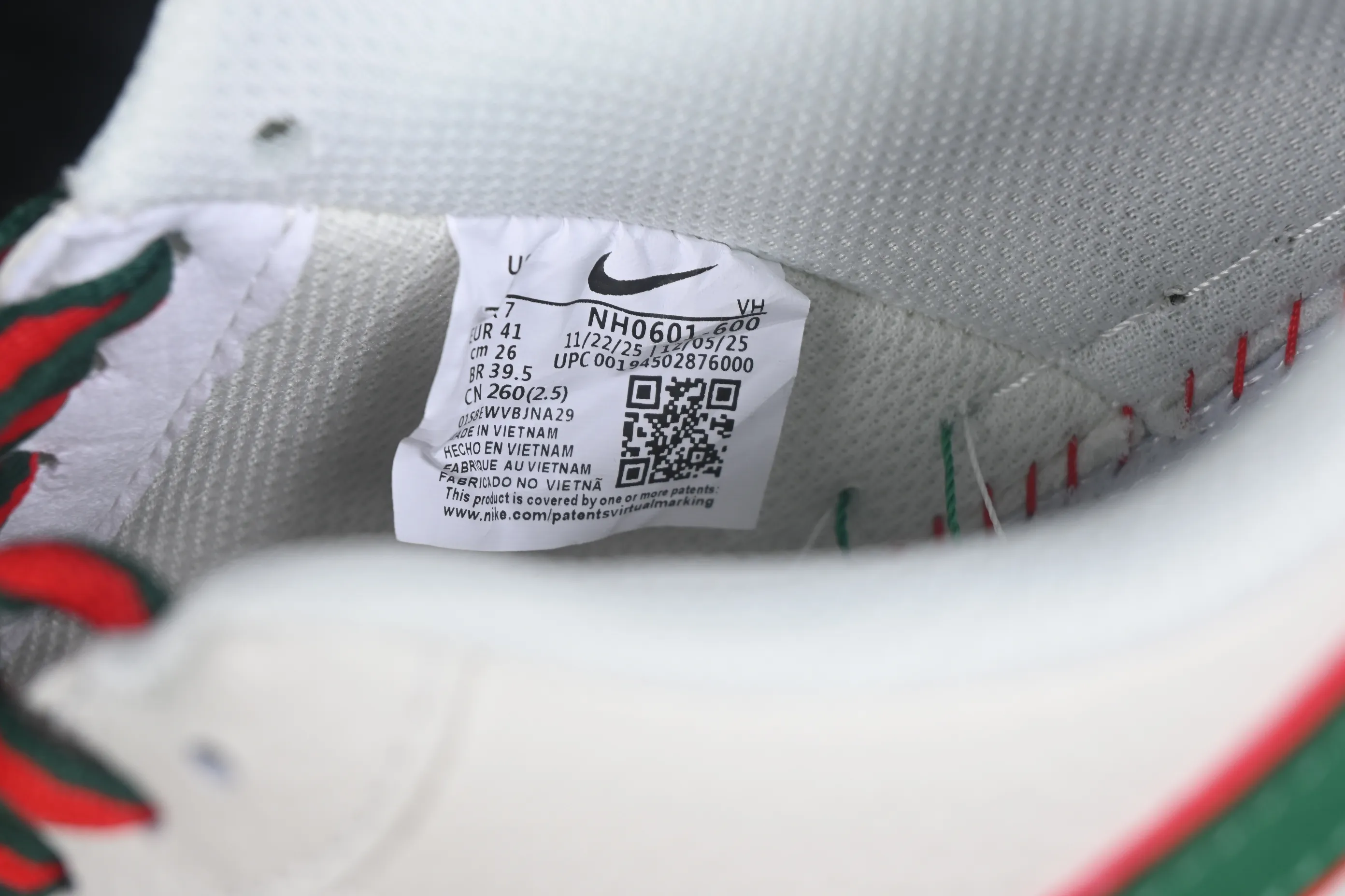All categories Nk Air Force 1 Air Force series Nk Air Force 1 Low Air Force low-top Nike Air Force 1'07 Low joint model Air Force 1 low-top casual sneakers NH0601-600